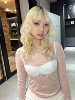 ゲームバイアランスミシー 心斎橋(GAME by Alan Smithee)&nbsp;ブロンド/ダブルカラーカラー/ブリーチカラー