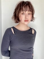 アスティブランシュ(Asti blanche)&nbsp;ボブパーマ_グレージュ_活性ケラチントリートメント