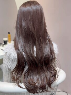 グロー 大宮(GLROW) 韓国風イメチェン美髪ワイドバングブリーチなしダブルカラー