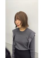 ゴウトゥデイシェアサロン 町田店(GO TODAY SHAiRE SALON)&nbsp;レイヤーボブ×ブリ無しミルクティー