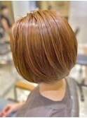 丸いボブ