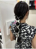 ヘアセット　成人式　メイク　着付け　まつげパーマ　那覇