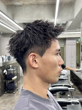 ニコ トウキョウ ロジック(nico TOKYO Logic) 刈り上げアップバングスパイキーショートパーマスパイラルパーマ