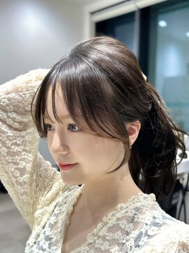 コアレス キョウト(COALESS kyoto) 韓国ヘア/レイヤーカット/顔周り/Instagram @lucxia_tsubasa