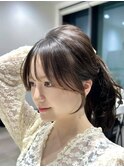 韓国ヘア/レイヤーカット/顔周り/Instagram @lucxia_tsubasa