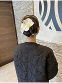 リボンカチモリ/カチモリヘア/ヘアアレンジ