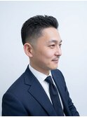 スーツ髪型ビジネス髪型メンズ髪型清潔感メンズ40代ショート床屋