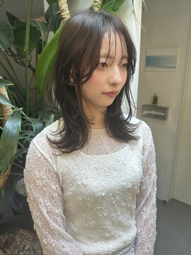 ソワ バイ ルシル(SOIE by Lucile) 顔周りレイヤーカット　ミディアムレイヤー　福島市