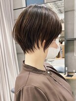 ローマー(ROAMER omotesando)&nbsp;ショートボブ切りっぱなしボブレイヤーカット前髪カット髪質改善