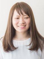 ダブル(DOUBLE)&nbsp;ハッシュカットグレージュデザインカラーツートーンカラー高松
