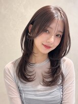 シュガーアンドソルト 垂水(SUGAR&SALT)&nbsp;韓国風レイヤーカット/小顔カット/顔周りレイヤー/透明感カラー