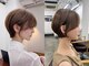 シー 自由が丘(sii.)の写真/大人女性の魅力を引き出す似合わせカット。ショートで小顔見せが叶い、朝が楽になるスタイル☆