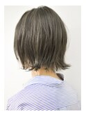 外はねショートボブ×クールアッシュ【CICATA鎌倉】