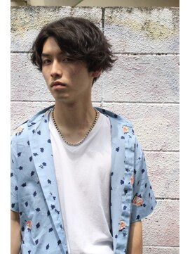 ブークル(boucle) 外国人風マットニュアンスセンターパートネープレススタイル