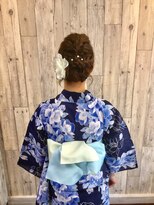 ヘアースペース ムーン(Hair Space MOON) ゆかたの着付けとヘアーセット、夏祭り、花火大会【要電話予約】