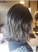 グラデーション☆アッシュグレー