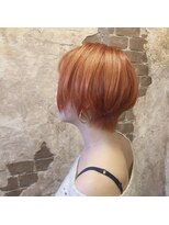 マギーヘア(magiy hair) [magiy hair yumoto] オレンジベージュボブ