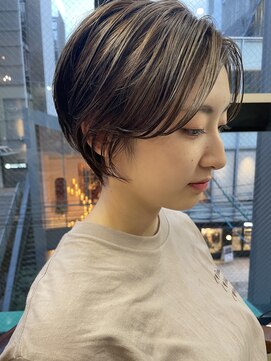 ヌード(NUDE) 「NUDE」#20代 30代 40代 大人ショートボブ 前髪なしショート