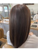 【天女目】艶髪ミディアムブラウンカラー