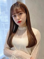 ローウェシェア(Louwe/share)&nbsp;アッシュベージュ×ストレートロング