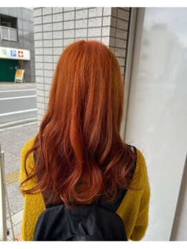 ヘアサロンエム 川越(HAIR SALON M) 韓国風　オレンジベージュ