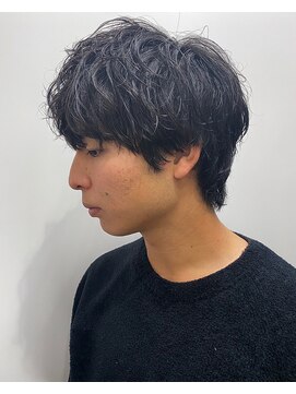 グリーン 登戸(green) 【YOSHI】メンズ　ウルフ　ニュアンスパーマ