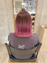 ヘアメイク ゼロ(0)&nbsp;グラデーションPINK