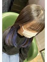 マドゥーズ ヘアショップ(Madoo's hair shop)&nbsp;ブルーベリーインナーカラー