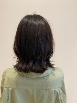 ニシオギ ヴォイス 西荻窪店(nishiogi voice) 似合わせカット×ナチュラルウェーブパーマ【ライトブラウン】