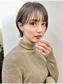 ボブ/インナーカラー/縮毛矯正髪質改善/ショートボブ/白髪ぼかし