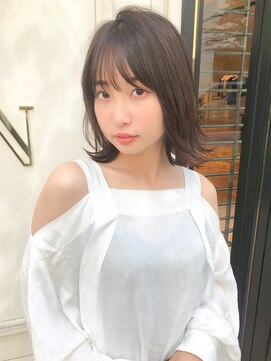 ロンドプランタン 恵比寿(Lond Printemps) 【Lond佐野】大人グレージュ 外ハネボブ 暗髪ボブ