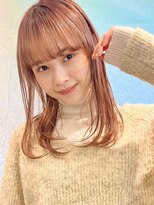 ディッセンバー 渋谷(December)&nbsp;オレンジカラー/ケアブリーチ/ミディアム/学割U24