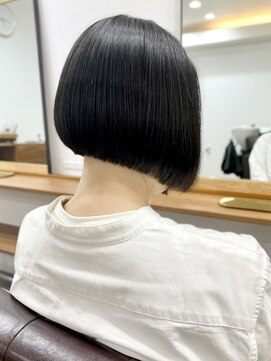 ランプ(Lamp) くびレイヤーグレーベージュニュアンスカラー白髪染め白髪ぼかし