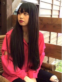 ビッグバンブー(Big bamboo)の写真/ストレート派に新素材のシールエクステ登場★巻き髪派、ストレート派等その人に合ったご提案ができます！
