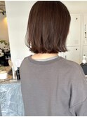 【CANNA カンナ】大人の切りっぱなし肩上ボブ。