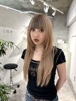 アドネ プライム(adne prime) ベージュカラー×インナーカラー　ローライト