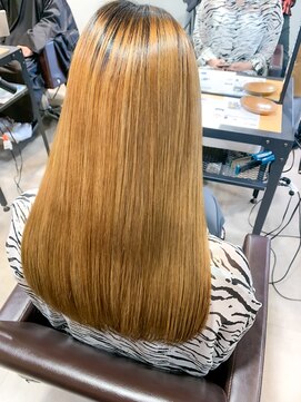 レオン(Re:ON) 酸性縮毛矯正×ロングヘア