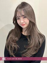 ユニコ(unico)&nbsp;韓国風/レイヤー/小顔/前髪カット/髪質改善/グレージュ/透明感