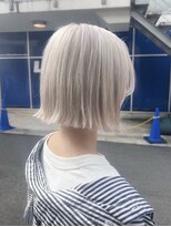 アソビセカンド 原宿(ASOBI 2nd) ダブルカラー/黒髪/ボブルフ/ネビージュ/原宿/前髪/ホワイト