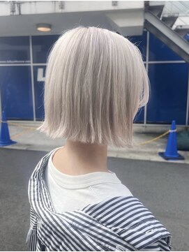 アソビセカンド 原宿(ASOBI 2nd) ダブルカラー/黒髪/ボブルフ/ネビージュ/原宿/前髪/ホワイト