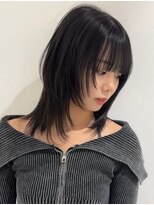 ファムエリア(FEMME AREA) 顔まわりレイヤー 顔まわりカット　 レイヤーカット 小顔カット