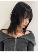 顔まわりレイヤー 顔まわりカット  レイヤーカット 小顔カット