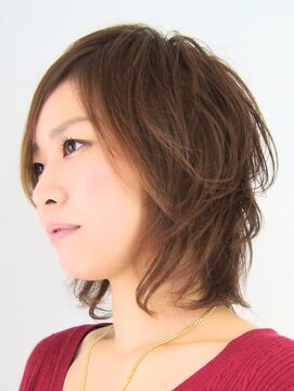 ヘアースタジオ ジェイワン(hair studio J ONE) 30代40代50代 ミディアムレイヤー 伸ばしかけの方にお勧め!