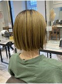 切りっぱなしボブ