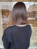 オルチェット(Olu'chette HAIR LIFE)&nbsp;【深澤】外ハネボブ/暖色系ベージュ/イメチェンカット