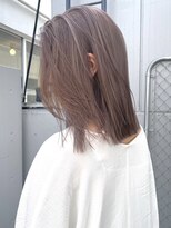 ミルクティーベージュダブルカラーハイトーンカラーレイヤー韓国