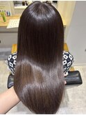 小辻 ココアグレージュ×ケアカラー  ツヤ髪