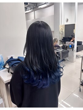 アライブ ハラジュク(ALIVE harajuku) 【ALIVE 夕貴】ブルーグラデーションカラー