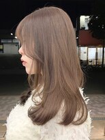 ニトバイアンキシム(nit by ahnkism)&nbsp;【レイヤーカット】韓国ヘア顔まわりカットロングレイヤー堀江