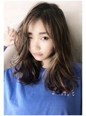 かきあげ風前髪＋マロンベージュ【流山おおたかの森髪質改善】